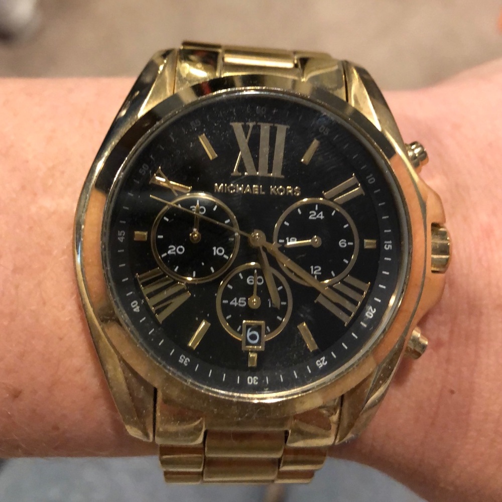 Michael Kors Bradshaw gold watch
